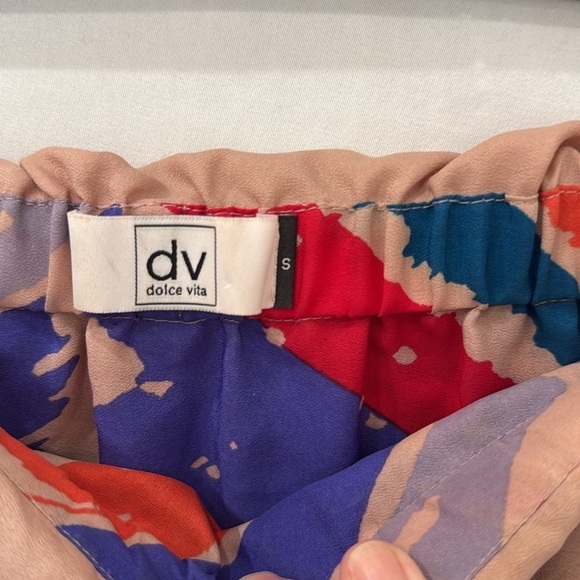 Dolce Vita strapless ruffle pink tie waist maxi dress size small - Picture 6 of 6